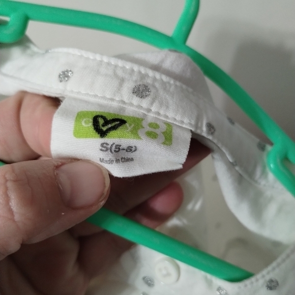 Girls Blouse with Polka Dots - Picture 2 of 4